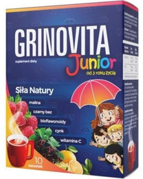 Grinovita Junior Ascorbinsäure Sticks für Kinder 10 Portionsbeutel – Bild 1 von 1