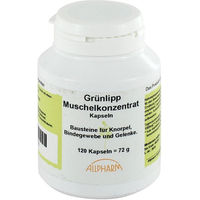 Produktbild von Grünlippmuschel Konzentrat Allpharm Vertriebs GmbH 500 mg Kapseln