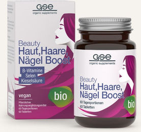 GSE Beauty Haut Haare Nägel Boost Bio Tabletten mit Zink Biotin und Selen – Bild 1 von 2