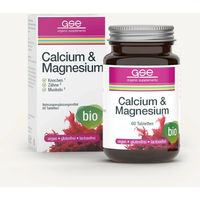 Produktbild von GSE Bio Calcium & Magnesium Complex mit Algenkalk Sango Tabletten vegan glutenfrei laktosefrei für Sportler