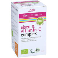 Produktbild von GSE Eisen und Vitamin C Complex Bio Tabletten vegan ohne Zusatzstoffe 60 Stück