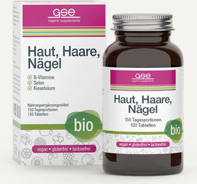 GSE Haut Haare Nägel Complex Bio mit Kieselerde und Kräuter-Komplex Tabletten – Bild 1 von 4