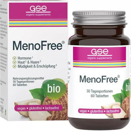 GSE MenoFree Bio Tabletten Vegan 60 Stück 500 mg – Bild 1 von 4
