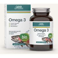 Produktbild von GSE Omega 3 Fischöl Kapseln Bio glutenfrei laktosefrei