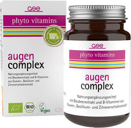 GSE Phyto Vitamins Augen Complex B-Komplex Bio Tabletten – Bild 1 von 2