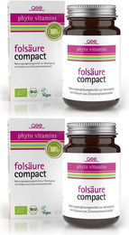GSE phyto vitamins Folsäure Compact Bio Tabletten vegan für Frauen Schwangere und Stillende 240 Stück – Bild 1 von 2