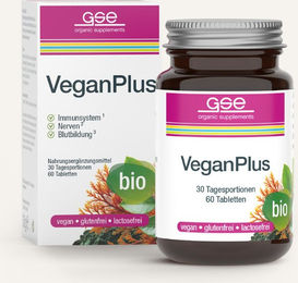 GSE VeganPlus Bio GSE Tabletten – Bild 1 von 3