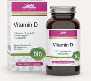 GSE Vitamin D Compact Bio Vegan Tabletten 300 µg – Bild 1 von 3