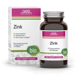 GSE Zink Compact Bio Zink Tabletten vegan 150 Stück – Bild 1 von 3