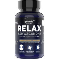 Produktbild von gudslip Ashwagandha KSM-66 Kapseln vegan ohne Zusatzstoffe