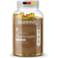 Produktbild von Gummily 10 Mushroom Vitalpilz Gummibärchen mit Ashwagandha Extrakt vegan und glutenfrei