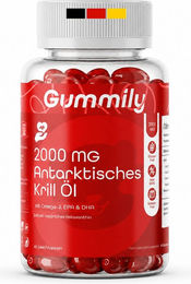 Gummily Antarktisches Krillöl Kapseln mit Omega 3 EPA DHA und Astaxanthin glutenfrei und ohne Gelatine – Bild 1 von 1