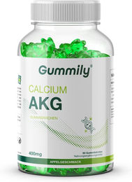 Gummily Calcium AKG 400mg Gummis vegan zuckerfrei glutenfrei 60 Stück – Bild 1 von 1