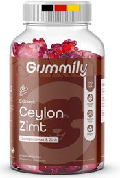 Gummily Ceylon Zimt Extrakt mit Chrompicolinat und Zink vegan und zuckerfrei Gummis 60 Stück – Bild 1 von 2