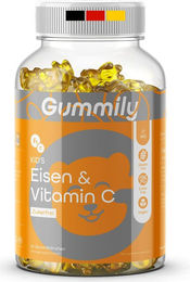 Gummily Eisen und Vitamin C Gummis für Kinder vegan zuckerfrei und glutenfrei 60 Stück – Bild 1 von 2