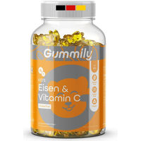 Produktbild von Gummily Eisen und Vitamin C Gummis für Kinder vegan zuckerfrei und glutenfrei 60 Stück