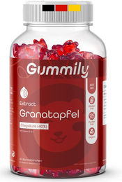 Gummily Granatapfel Extrakt 45:1 mit 40% Ellagsäure, vegane Gummis, zuckerfrei und glutenfrei, 60 Stück – Bild 1 von 2