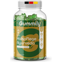 Produktbild von Gummily Kinder Ayurveda Hals Gummibärchen mit Kräuter-Komplex vegan zuckerfrei glutenfrei 60 Stück