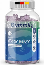 Gummily Kinder Magnesium Citrat Gummis vegan zuckerfrei und glutenfrei – Bild 1 von 3