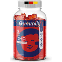 Produktbild von Gummily Kinder Omega 3 Gummibärchen aus Algenöl vegan glutenfrei ohne Zusatzstoffe