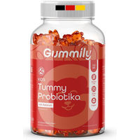 Produktbild von Gummily Kinder Probiotika Gummibärchen mit Lactobacillus Kulturen vegan zuckerfrei glutenfrei