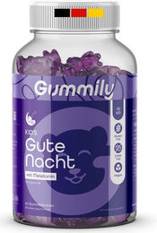 Gummily Kinder Schlaf Melatonin Gummibärchen Zuckerfrei Vegan Glutenfrei 60 Stück – Bild 1 von 4