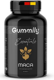 Gummily Maca Schwarz Kapseln mit Ashwagandha, Ginseng und Shilajit Extrakt vegan und glutenfrei – Bild 1 von 1