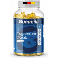 Produktbild von Gummily Magnesium Citrat Gummis vegan zuckerfrei glutenfrei für Sportler 60 Stück