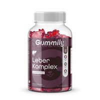 Produktbild von Gummily Mariendistel Komplex mit Silymarin, L-Glutathion und Cholin Gummis vegan zuckerfrei glutenfrei 120 Stück