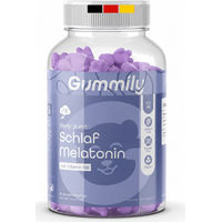 Produktbild von Gummily Schlaf Melatonin Gummibärchen vegan zuckerfrei glutenfrei 60 Stück
