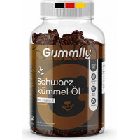 Produktbild von Gummily Schwarzkümmelöl Gummibärchen mit 21 mg Thymochinon und Vitamin E, vegan, zuckerfrei und glutenfrei, 60 Stück