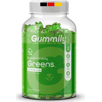 Produktbild von GUMMILY Super Greens Superfood-Mischung mit Moringa – 60 vegane Gummis, glutenfrei und ohne Zusatzstoffe