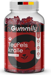 GUMMILY Teufelskralle Gummibärchen mit 500 mg Teufelskralle und 100 mg Harpagosid vegan zuckerfrei glutenfrei – Bild 1 von 1