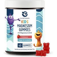 Produktbild von Gumtamin Magnesium Citrat Gummibärchen für Kinder vegan und zuckerfrei 150 Stück