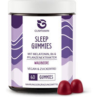 Produktbild von Gumtamin Melatonin Sleep Gummies Vegan 60 Stück