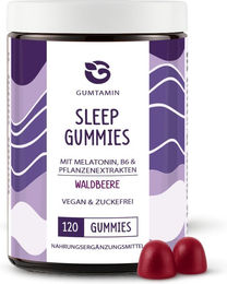 Gumtamin Melatonin Sleep vegane Gummibärchen 120 Stück – Bild 1 von 2