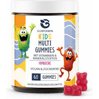 Produktbild von Gumtamin Multivitamin Gummibärchen für Kinder vegan und zuckerfrei