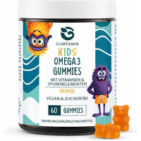 Produktbild von Gumtamin Omega 3 Gummibärchen für Kinder vegan und zuckerfrei
