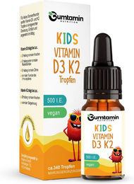 Gumtamin Vitamin D3 K2 Tropfen für Kinder vegan – Bild 1 von 1