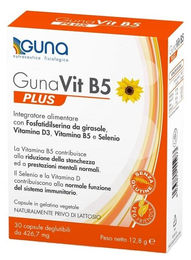 GUNAVIT B5 PLUS von Guna mit Pantothensäure, 30 Kapseln, vegan, glutenfrei und laktosefrei – Bild 1 von 1