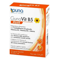 Produktbild von GUNAVIT B5 PLUS von Guna mit Pantothensäure, 30 Kapseln, vegan, glutenfrei und laktosefrei
