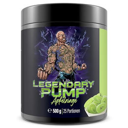 Gym King Legendary Pump Pre Workout Booster Apfelringe 500g Pulver – Bild 1 von 3