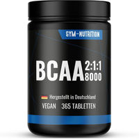 Produktbild von Gym Nutrition BCAA Tabletten vegan ohne Gelatine