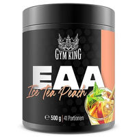 Produktbild von Gym Nutrition EAA Essentielle Aminosäuren Pulver Ice Tea Peach 500g ohne Aspartam