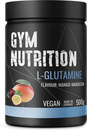 Gym Nutrition L-Glutamin Pulver Mango Maracuja 500 g vegan zuckerfrei ohne Zusatzstoffe – Bild 1 von 1