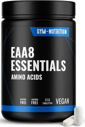 Gym Nutrition Multi Amino EAA Tabletten vegan ohne Zusatzstoffe 510 Stück – Bild 1 von 1