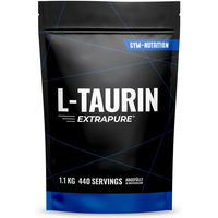 Produktbild von Gym Nutrition Taurin Pulver vegan laktosefrei glutenfrei 1100 g