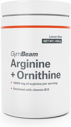 GymBeam Arginin Ornithin Pulver vegan zuckerfrei glutenfrei laktosefrei – Bild 1 von 1