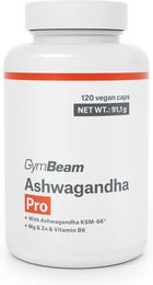 GymBeam Ashwagandha Pro KSM-66 Komplex Kapseln vegan 120 Stück – Bild 1 von 4