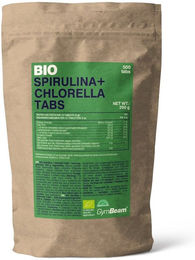 GymBeam BIO Spirulina Chlorella Superfood-Mischung Tabletten vegan glutenfrei laktosefrei – Bild 1 von 1
